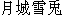 Japanese characters of 'tsukishiroyukito'